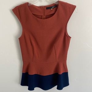 Sugar lips sleeveless blouse with flare bottom